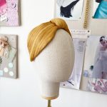 Sete di evasione - headband  | golden plissè